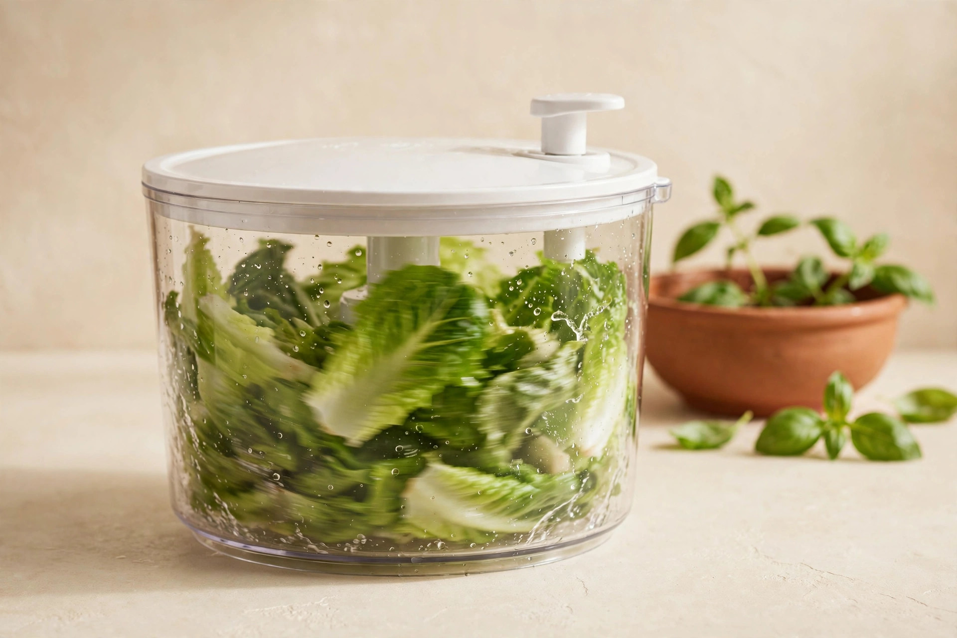 Centrifugador de ensaladas OXO · OXO Good Grips salad spinner